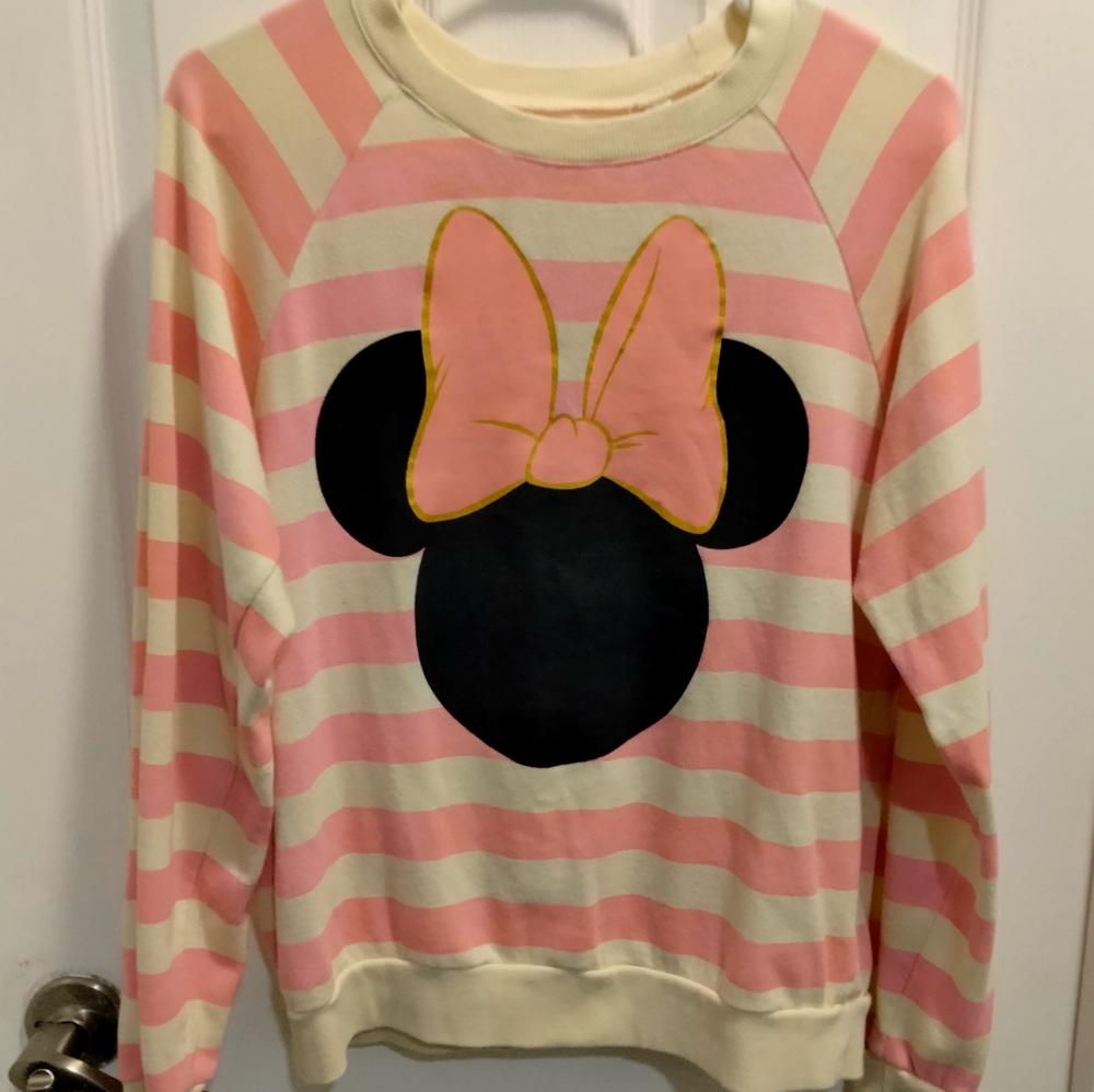 Disney Minnie Sweatshirt: Large
